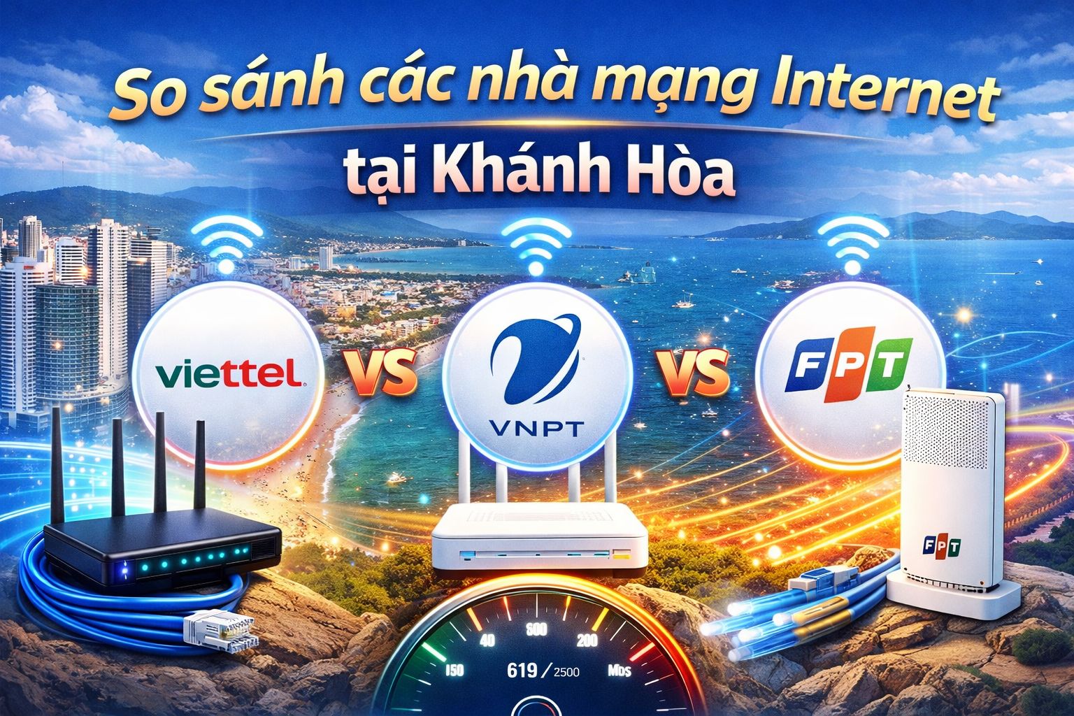 So sánh các nhà mạng internet tại Khánh Hòa